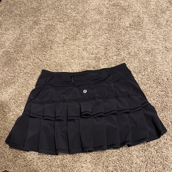 Black Lululemon Tennis Skirt - Picture 2 of 2